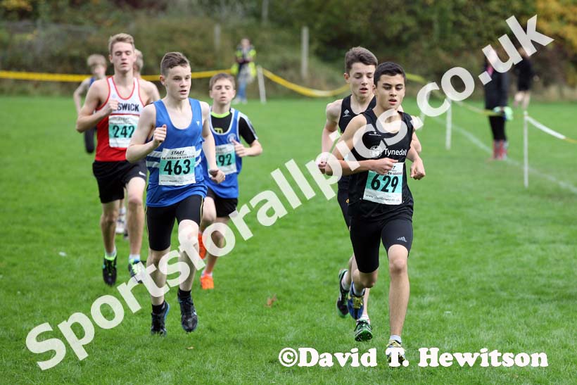 Under-15 boys North East Harrier League, Blaydon. Photo: David T. Hewitson/Sports for All Pics